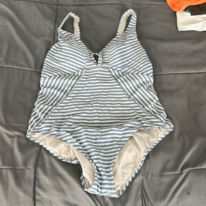 Striped Swim Suit